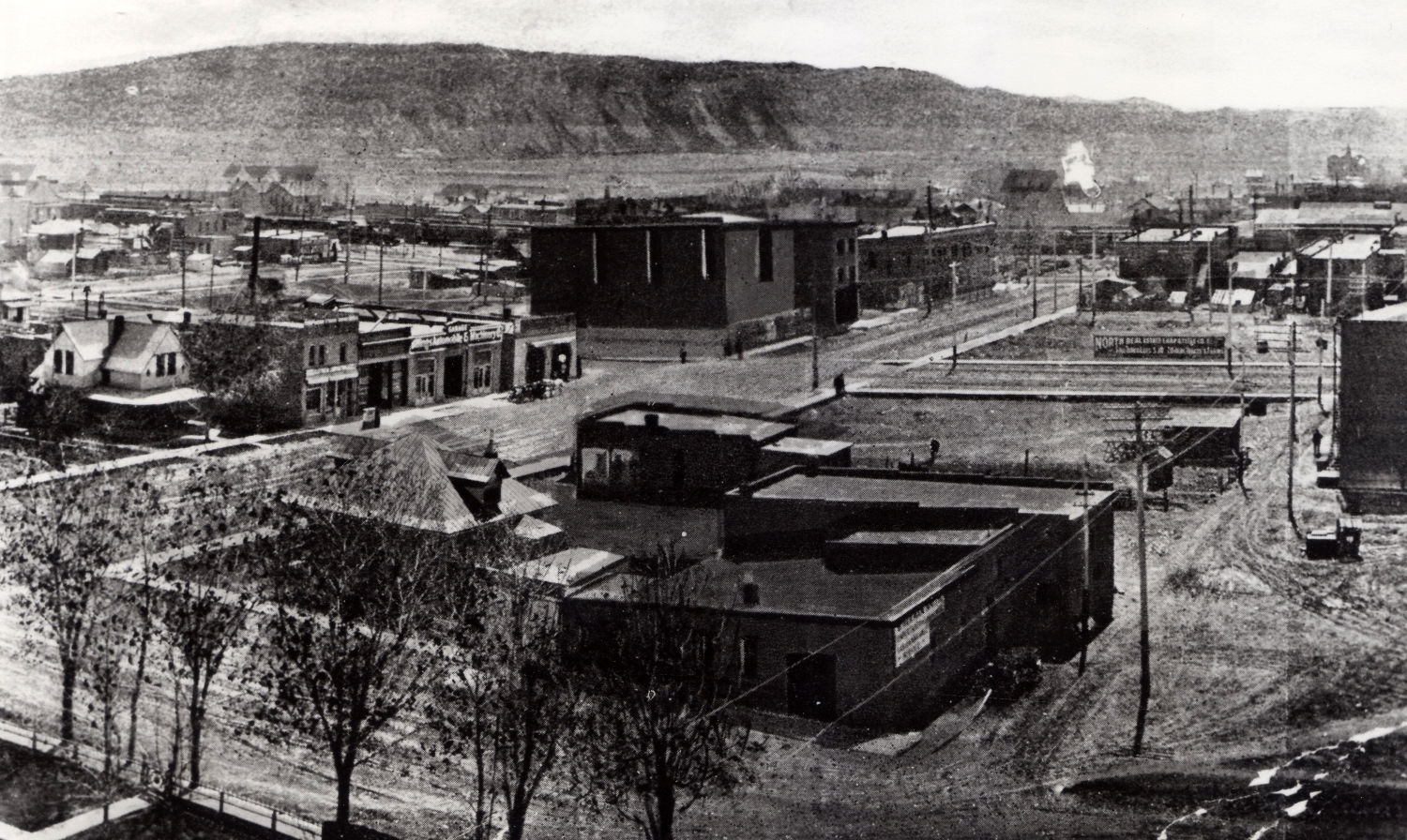 Downtown looking southeast, 1900s